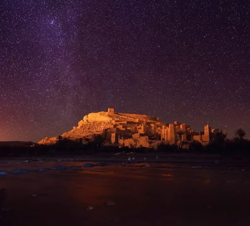 Ait Ben Haddou à noite