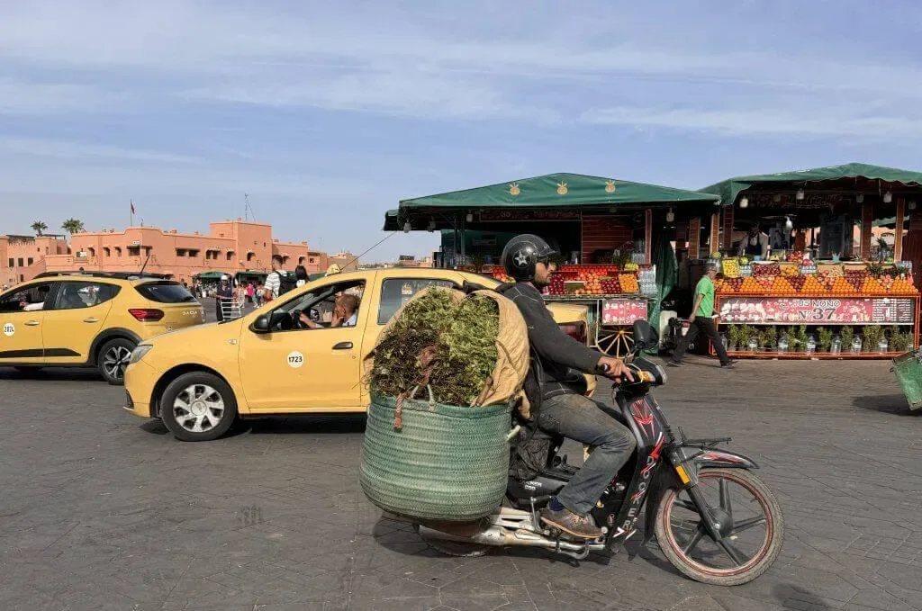 Praça Jemaa el-Fna em Marrakech