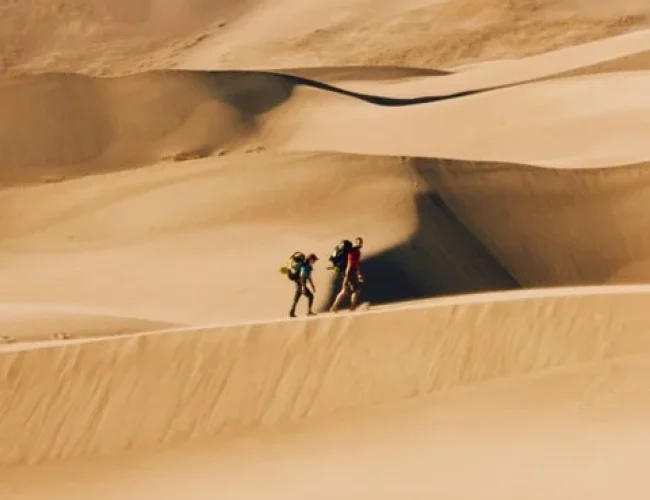 merzouga desert hiking