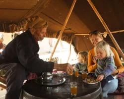 Overnight with nomad family in Merzouga